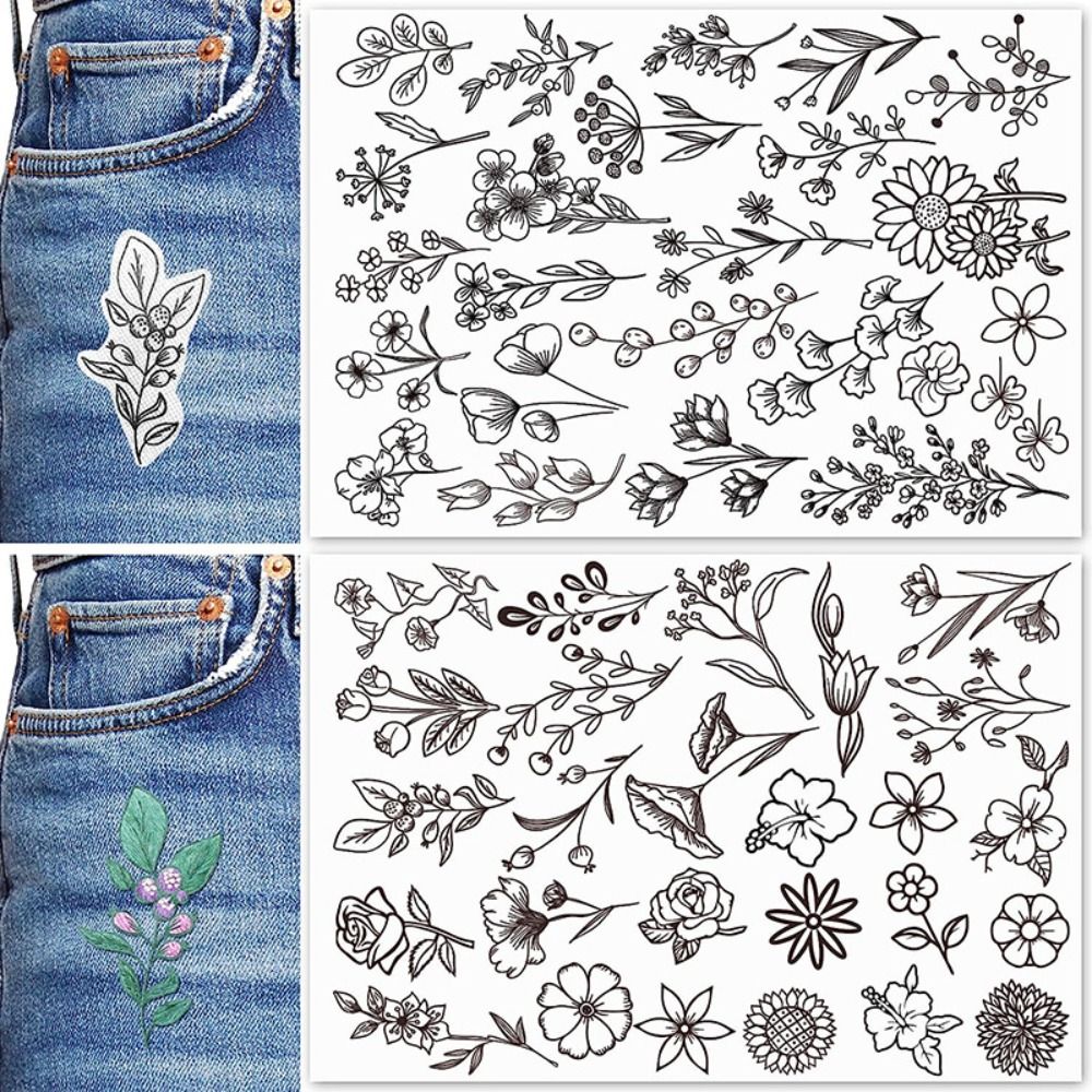 핸드메이드 자수 공예 손 바느질 안정제, 꽃 패턴 자수 - Embroidery Meaning 리뷰 및 가격